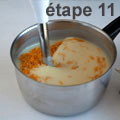 Then we add the other ingredients: marygold petals in this recipe...